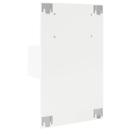 Wisząca szafka nocna z podświetleniem LED, biała na Arena.pl