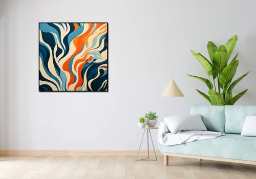 Plakat 90x90cm Oceaniczne Fale na Arena.pl