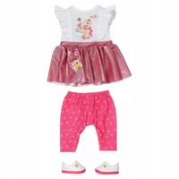 BABY BORN LITTLE UBRANKO DLA LALKI CODZIENNE Z BUCIKAMI ZESTAW UBRANIA 1+