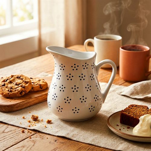 Dzbanek ceramiczny biały 480 ml na Arena.pl