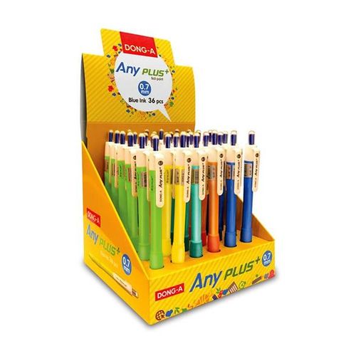 DŁUGOPIS ANYPLUS 0,7MM NIEBIESKI WKŁ. (36) 2502 na Arena.pl