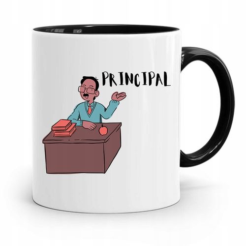 Dla Dyrektora Principal Prezent Kubek Czarny Z Nadrukiem Ze Zdjęciem na Arena.pl