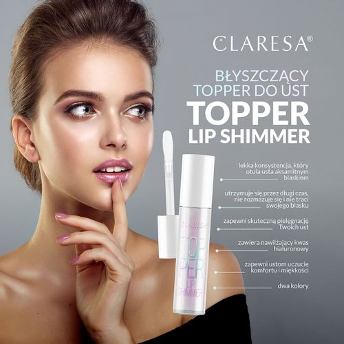 Claresa Błyszczyk Topper Lip Shimmer na Arena.pl