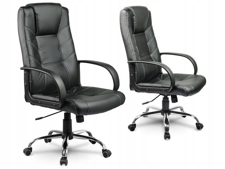 FOTEL BIUROWY OBROTOWY CHROM KRZESŁO SOFOTEL 221 zdjęcie 11