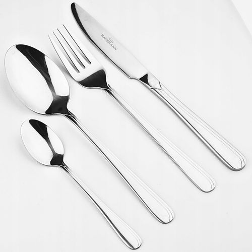 SZTUĆCE ZESTAW SZTUĆCÓW KOMPLET 24el dla 6 osob SOPHIE+PUDEŁKO POŁYSK na Arena.pl