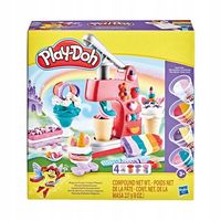 Ciastolina PLAY-DOH MAGICZNA LODZIARNIA TĘCZOWE LODY UNICORN 4 tuby 8 kolor