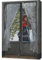 Obraz 60x90cm The Red Kerchief, Monet Vintage do Salonu