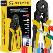 ZACISKARKA DO TULEJEK KONEKTORÓW PRZEWODÓW ZESTAW PRASKA + 1200 SZT TULEJKA