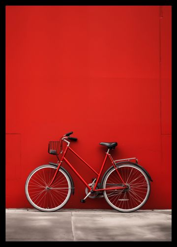 Plakat 29,7x42cm Czerwony Rower na Arena.pl