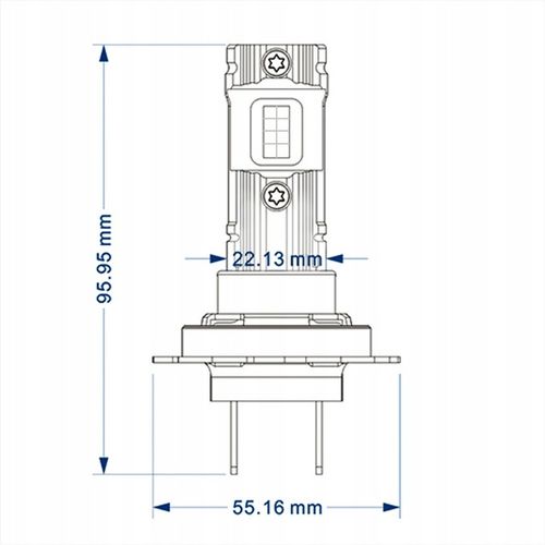Żarówki H7 LED CSP biała 6500K 1do1 12V 7000lm BARDZO MOCNE WIECEJ ŚWIATŁA na Arena.pl
