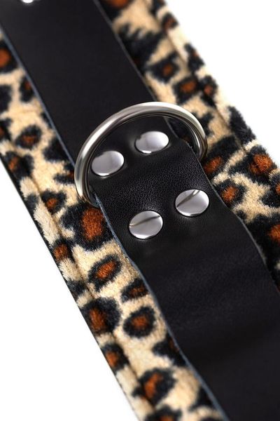 Anonymo handcuffs, PU leather, print, 19.5 cm zdjęcie 8