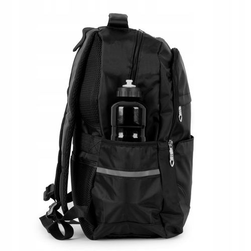 Bivacc Pojemny plecak szkolny młodzieżowy czarny zestaw 3 szt Bivacc na Arena.pl