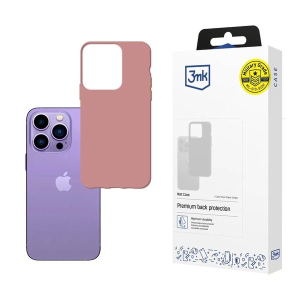 Matowe etui na Apple iPhone 14 Pro Max - 3mk Matt Case lyche zdjęcie 1