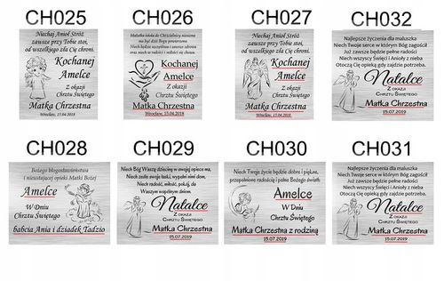 SREBRNY OBRAZEK PAMIĄTKA CHRZTU ŚWIĘTEGO ANIOŁEK ANIOŁ STRÓŻ CHRZEST GRAWER na Arena.pl