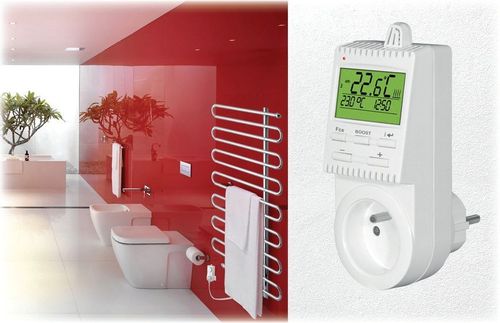 TERMOSTAT GNIAZDKOWY ELEKTROBOCK TS30 Z PROGRAMATOREM PODŚWIETLANY na Arena.pl