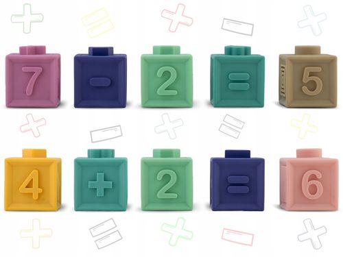 ZABAWKA DO KĄPIELI 24 ELEMENTY MONTESSORI KLOCKI SORTER DLA DZIECI RICOKIDS na Arena.pl