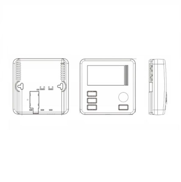 3003 - Termostat manulany, regulator temperatury (ścienny) zdjęcie 4