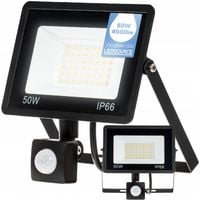 Halogen Naświetlacz LED 50W LAMPA z Czujnik ruchu