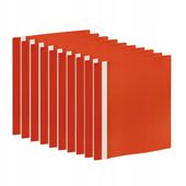 SKOROSZYT SZTYWNY A4 PCV CZERWONY 10 SZTUK TRES