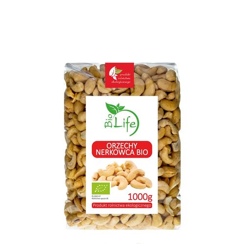 ORZECHY NERKOWCA BIO 1 KG- BIOLIFE na Arena.pl