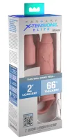 fantasy x-tensions elite silikonowy rękaw powiększający +7,1 cm cielisty