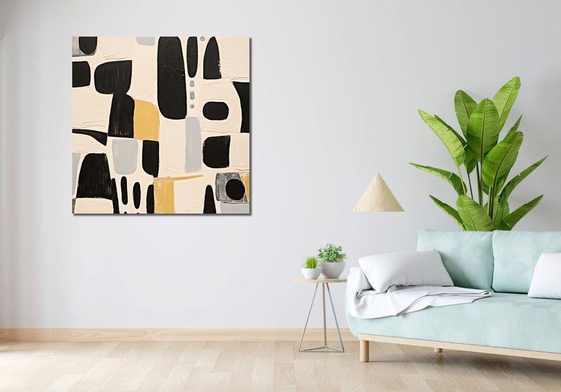 Obraz 100x100cm Geometria Cieni zdjęcie 2