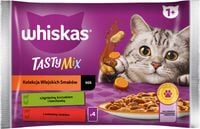 WHISKAS TASTY MIX MOKRA KARMA DLA KOTA WIEJSKIE SMAKI W SOSIE 4 X 85 G
