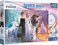 puzzle 24 supermaxi wesoły świat krainy lodu 41000