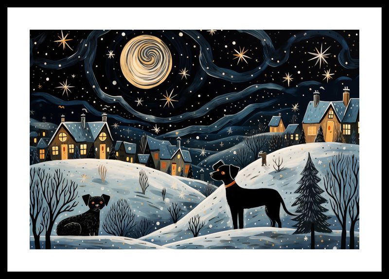 Plakat 45x30cm Nocny Psi Patrol zdjęcie 3