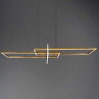 Wisząca lampa LED Salinas 320310308 zwis 34W 3000K złote ramki