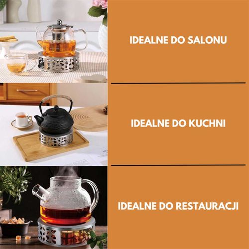 podgrzewacz stalowy do zaparzaczy dzbanków kinghoff kh-1898 na Arena.pl