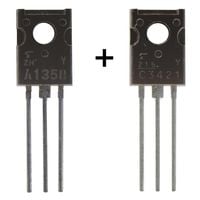 Para 2SA1358 + 2SC3421 tranzystorów audio 120V 1A TO126 klasyfikacja HFE Y