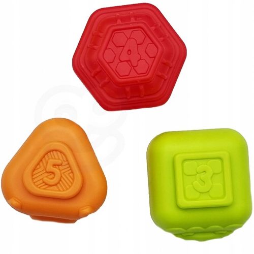 Zabawka Sensoryczna Sorter Kostka Zwierzaki 7 ele. na Arena.pl