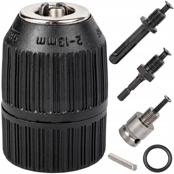 UCHWYT WIERTARSKI ADAPTER +SDS WIERTARKI 2-13 1/2 GŁOWICA FUTERKO MOCOWANIE zdjęcie 1