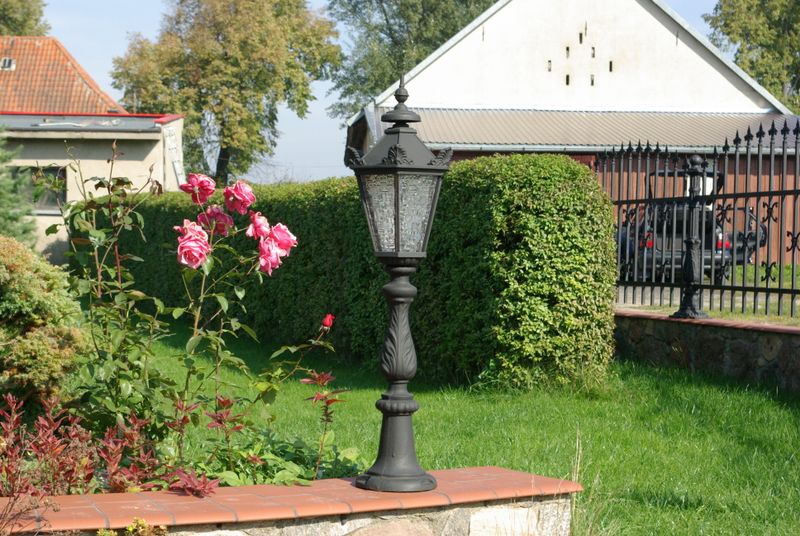 LAMPA ŻELIWNA STYLOWA OGRODOWA TARAS OŚWIETLENIE zdjęcie 2