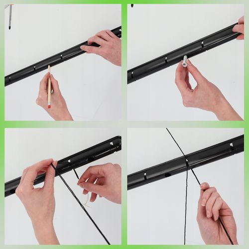 Suszarka Na Pranie Ubrania Sufitowa 6 Prętów 130cm na Arena.pl