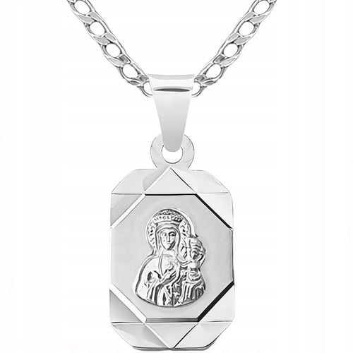 Łańcuszek i medalik na komunię dla chłopca lub dziewczynki 45 cm srebro 925 na Arena.pl