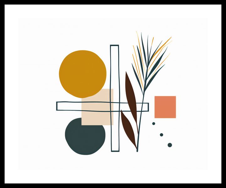 Plakat 50x40cm Ogród Symetryczny zdjęcie 3