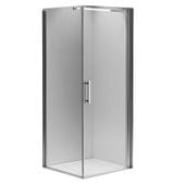 Kabina prysznicowa uchylna kwadratowa SELMA chrom 90x90