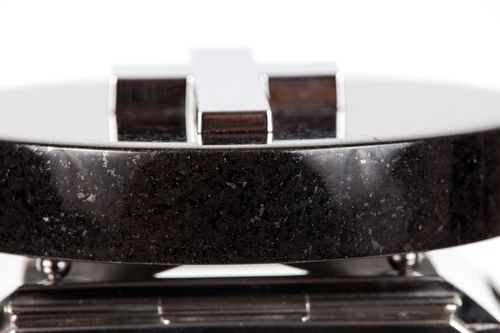 Lampion Na Pomnik Na Nagrobek srebrny stal nierdzewna + czarny granit na Arena.pl