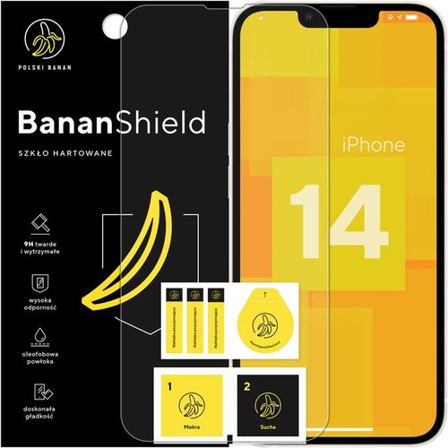 Szkło hartowane 9H BananShield do Apple iPhone 14 na Arena.pl