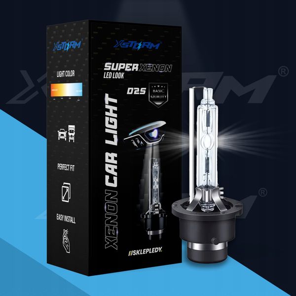 ŻARNIK XENON D2S PALNIK HID XSTORM 6000K XENON WHITE ZIMNA BIEL zdjęcie 5