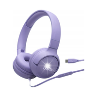 Słuchawki przewodowe JBL Tune 520 USB-C Fioletowy