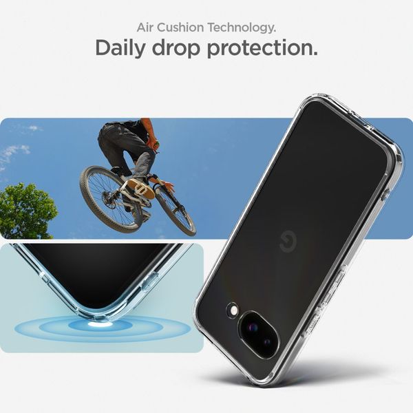 spigen ultra hybrid google pixel 9a crystal clear zdjęcie 12