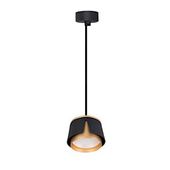 OPRAWA WISZĄCA GX53 REFLEKTOR CZARNO ZŁOTY LED LAMPA SUFITOWA