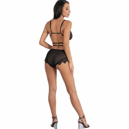 livco corsetti drezna lc 90733 komplet koronkowy czarny l/xl na Arena.pl