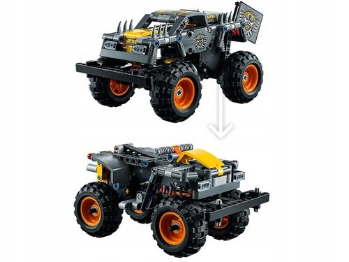 KLOCKI LEGO TECHNICS 42119 Monster Truck Jam Max-D Łazik Napęd Pull-back 7+ na Arena.pl
