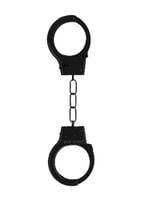 metal handcuffs - black