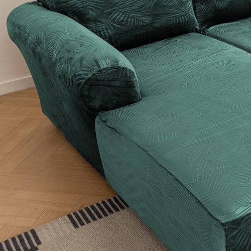 POKROWIEC NA NAROŻNIK KANAPĘ SOFĘ WELUR PRAWY 2+2 na Arena.pl