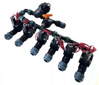 Kolektor 6 sekcji Hunter PGV na rurę PE 25mm + Filtr + Odpowietrznik Mocny